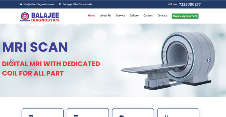 Our Client : Balaji Diagnostics