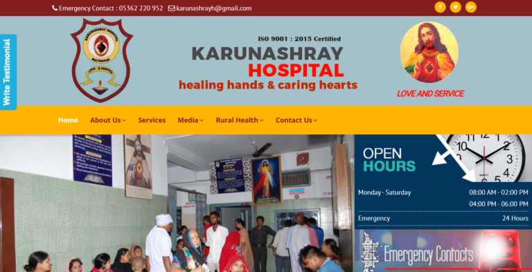 Our Client : Karunashray Hospital